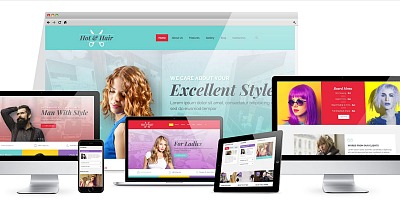 Hot Hair - Hair Salon Joomla Template