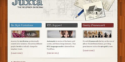 Rockettheme Juxta - Joomla Template