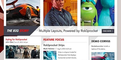 Rockettheme Corvus - Joomla Template