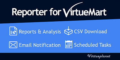 Reporter For Virtuemart Joomla Extension 2
