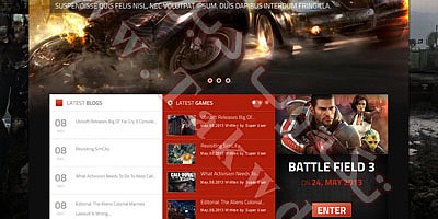 Bowthemes Game - Joomla Template