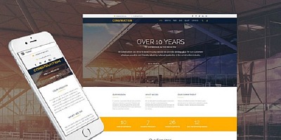 Theme Forest Construction Company - Joomla Template