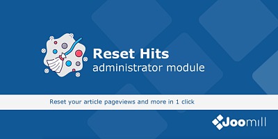 Reset Hits Pro Joomla Extension 2