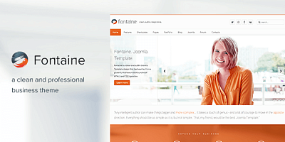 Theme Forest Fontaine - Joomla Template