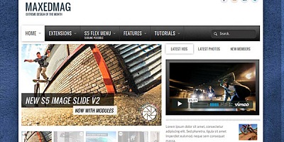 Shape5 Maxed Mag - Joomla Template