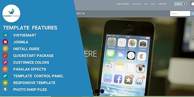 Aeon Virtuemart Joomla Template