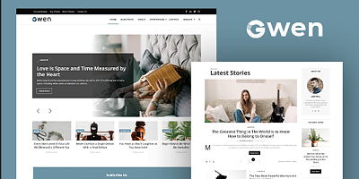 Gwen - Blog And Magazine Joomla Theme