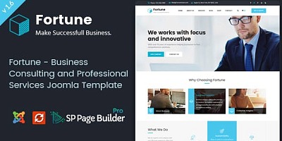 Theme Forest Fortune - Joomla Template