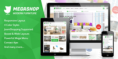 Smartaddons Megashop - Joomla Template