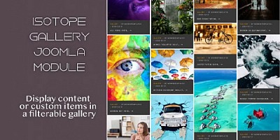 Isotope Gallery - Joomla Extension