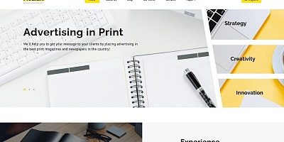 Median - Advertising Agency Multi-page Modern Joomla Template