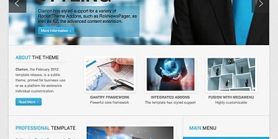 Rockettheme Clarion - Joomla Template