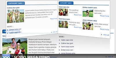 Sj Mega Items For Zoo Joomla Extension