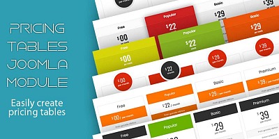 Mx Pricing Table - Joomla Extension