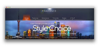 Rockettheme Radiance - Joomla Templates