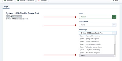 JMG Disable Google Fonts Plugin - Joomla Extension