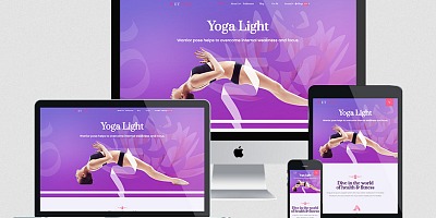 Enginetemplates Yoga – Yoga Classes Joomla! Template