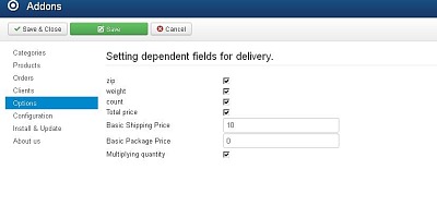 Shipping Calculator Plugin - Joomla Extension