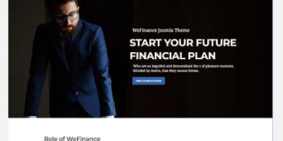 Joomlabuff Wefinance - Joomla Templates