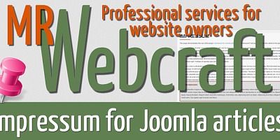 Impressum Plugin - Joomla Extension