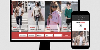 Ordasoft Casual Clothes - Joomla Template