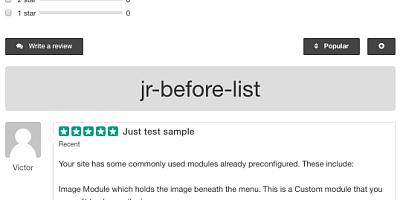 Jlex Review Pro - Joomla Extension