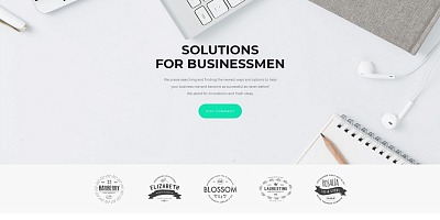 4biz - Business Sticky Menu Bright Joomla Template