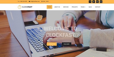 Theme Forest Clockfast - Joomla Template