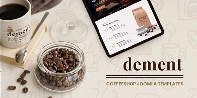 Dement - A Coffehouse Joomla 4 Templates