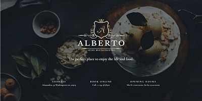 Alberto - Restaurant Responsive Classy Joomla Template