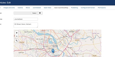 Geek Openstreetmap Joomla Extension