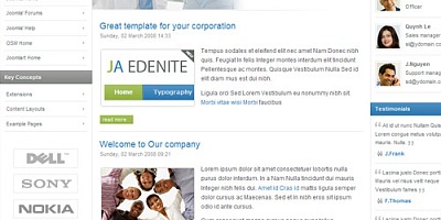 Joomlart Edenite - Joomla Template