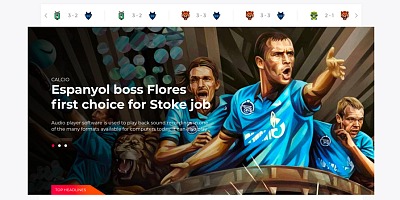 Calcio - Joomla Template For Soccer News & Football Club Websites
