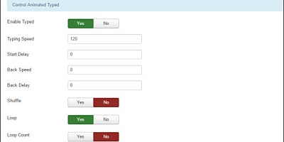 LGX Parallax Typed - Joomla Extension