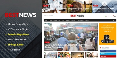 Smartaddons Bestnews - Joomla Template
