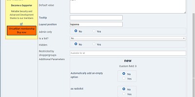 Custom Fields Virtuemart 3 And 4 - Joomla Extension