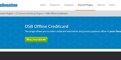 OSB Offline Credit Card Plugin - Joomla Extension