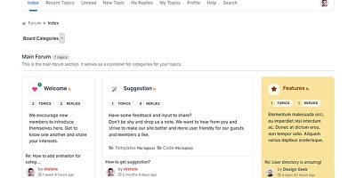 Nts - 9themestore - Kgrid - Creative Grid-style Forum Template For Kunena