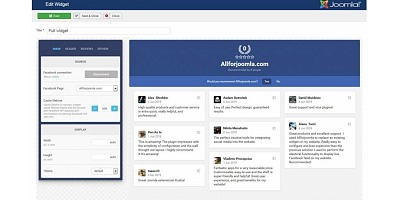 Facebook Page Reviews Joomla Extension