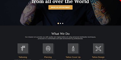 Bestaddon Tattoo -joomla Templates