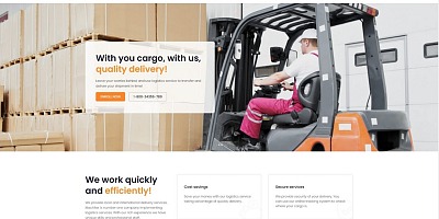 Nextpack - Delivery Services Clean Joomla Template