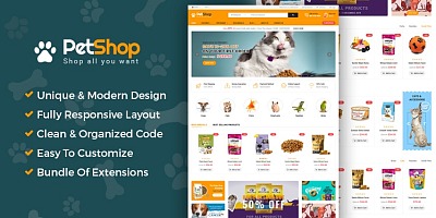 Smartaddons Petshop - Joomla Templates