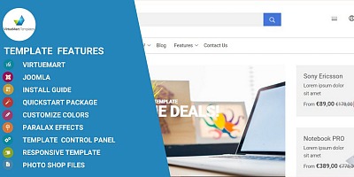 Q Store Virtuemart - Joomla Template