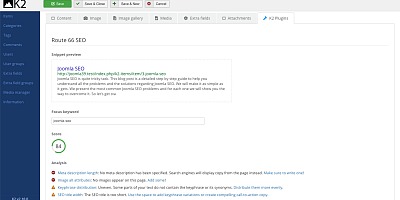 Route 66 Pro - Joomla Extension