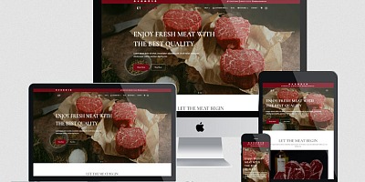 Enginetemplates Butcher - Responsive Meat Shop Joomla Template