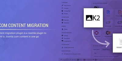 JA K2 to Joomla Content Migration - Joomla Extension