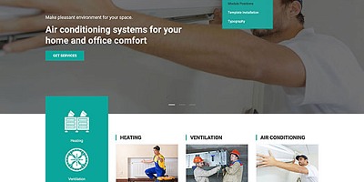 Hot Hvac-joomla Template