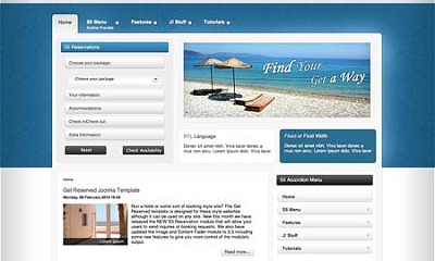 Shape5 Get Reserved - Joomla Template