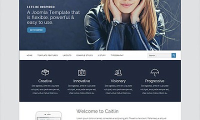 Caitlin - Joomla Template