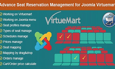 Advance Seat Reservation Management for Joomla - Joomla Extension